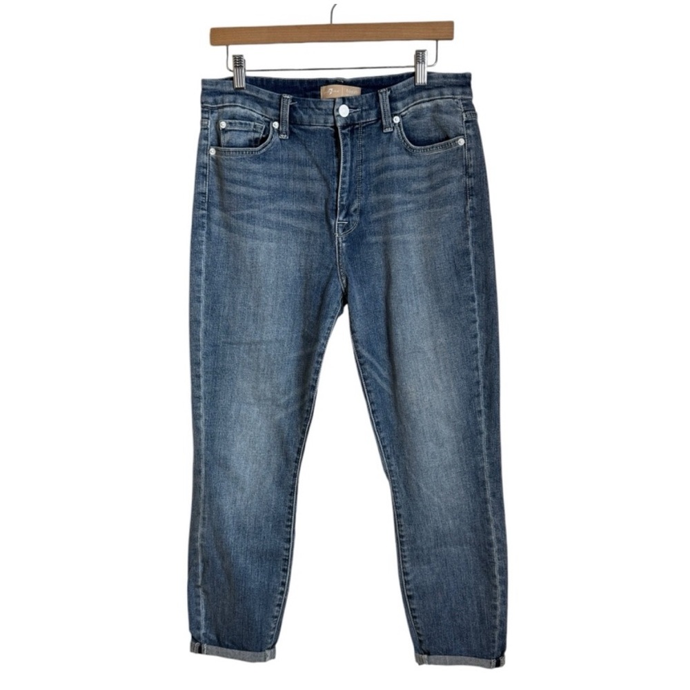 7 For All Mankind B(Air) The High Waist Ankle Skinny Jeans Denim Pants Womens 30